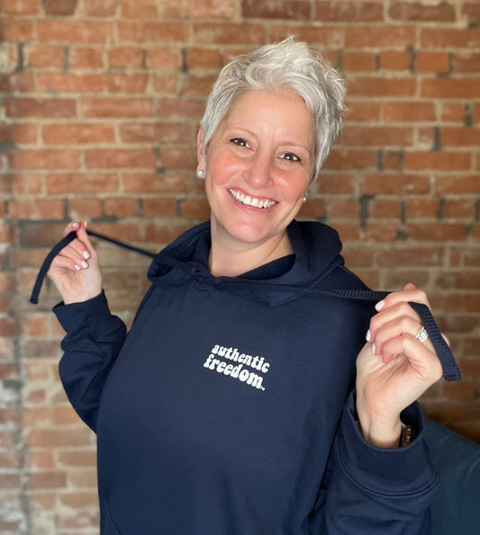 Authentic Freedom Hoodie: Be You. Be Real. Be Free.