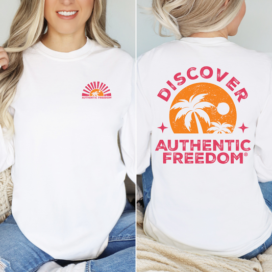 Discover Authentic Freedom Long Sleeve Tee