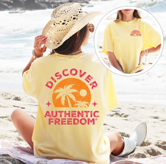 Discover Authentic Freedom Comfort Tee