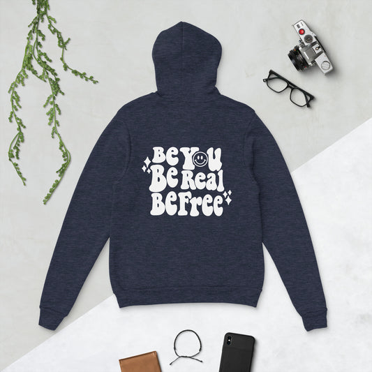 Be You. Be Real. Be Free. Authentic Freedom Hoodie