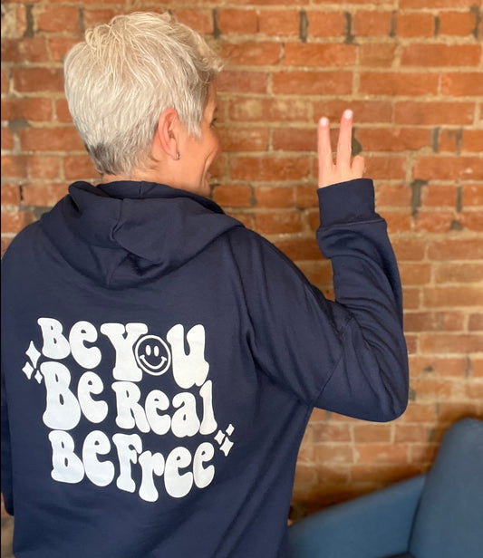 Authentic Freedom Hoodie: Be You. Be Real. Be Free.